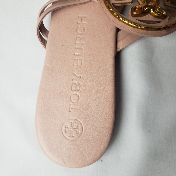 Tory burch Jeweled Meadowsweet Miller Sandals Size 9 - Picture 8 of 16
